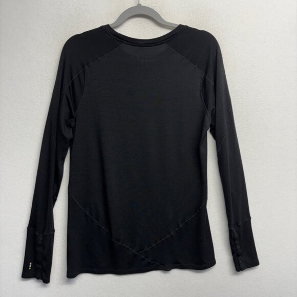 Smartwool 250 Merino Sport Long Sleeve Tee Shirt Women’s L Black - Picture 2 of 6
